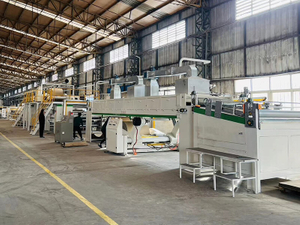 High speed honeycomb lamination line