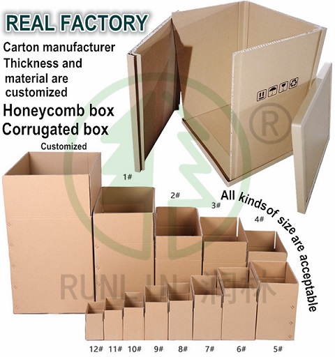 Heavy-duty honeycomb carton packaging for industrial goods