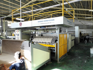 Economic Continuous Full-Automatic Honeycomb Core Machine for Door Pallet